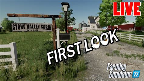 Stone Valley 22 First Look Farming Simulator 22 Youtube