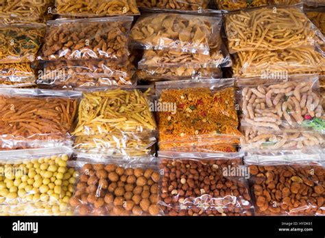 Traditional Malaysian Snacks And Treats Kuala Lumpur Malaysia Stock