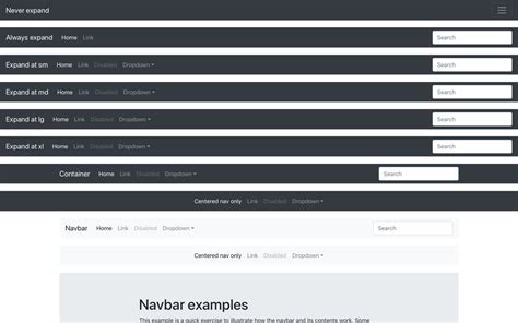 Navbar Bootstrap 4 Template Free Denah