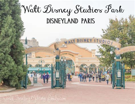 Walt Disney Studios Park Disneyland Paris World Traveling Military