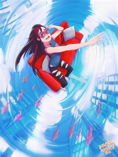 Mai Waifu On The Water By Digital Addict On Deviantart