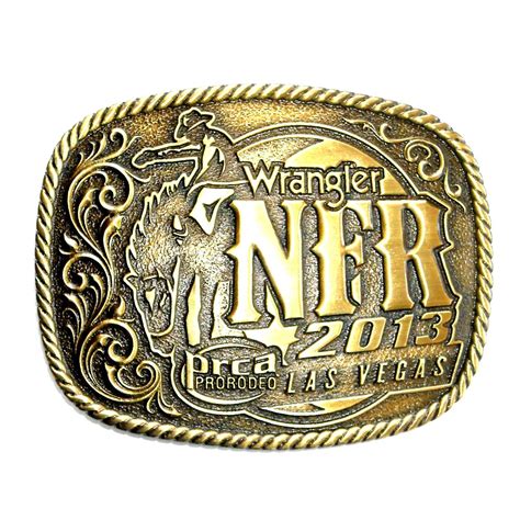 Nfr Las Vegas Wrangler Rodeo 2013 Montana Silversmiths Western Belt