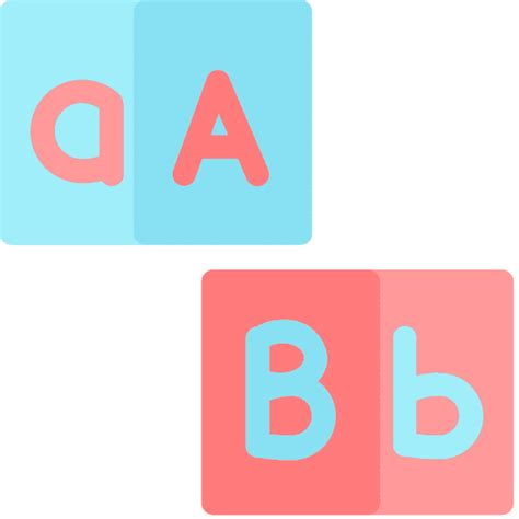 Alphabet Flash Card Icon 素材 Canva可画
