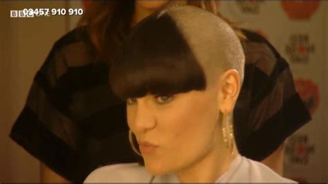 Comic Relief 2013 Jessie J Shaves Hair Off For Red Nose Day Pics