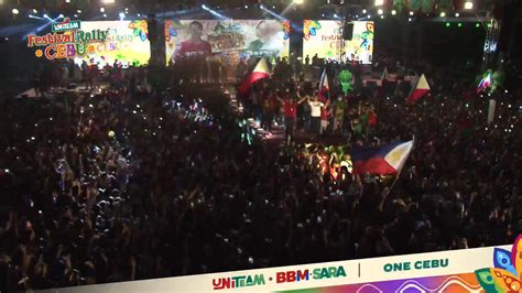 Bbm Sara Hold Grand Festival Rally In Cebu Ptv News