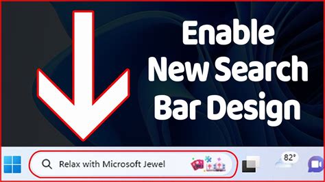 How To Enable New Search Bar Design In Taskbar In Windows 11 Os Built