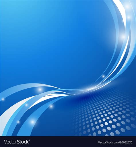 Abstract Bright Blue Background Royalty Free Vector Image