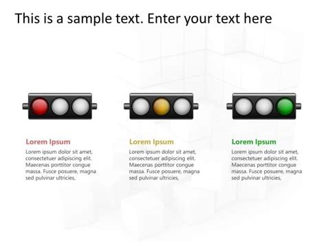Traffic Light Status 1 Powerpoint Template Slideuplift