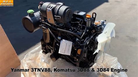 Yanmar 3tnv88 Komatsu 3d88 3d84 Engine For Sale Youtube