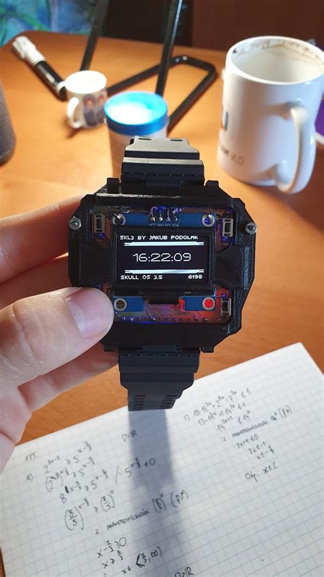 Skl Cyberpunk Arduino Smartwatch With Inch Oled Display