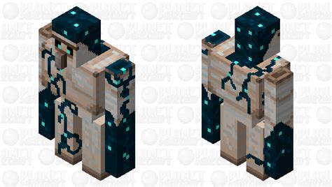 Sculk Infected Iron Golem My Custom Minecraft Mobs Minecraft Mob Skin