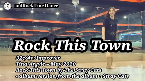 Rock This Town Line Dance Improver Demo Youtube