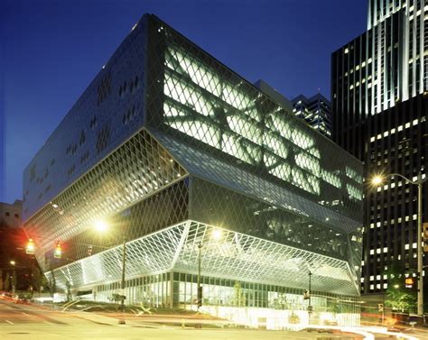 Seattle Central Library Oma Lmn Archdaily