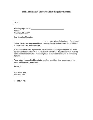 Resignation Letter While On Fmla Sample