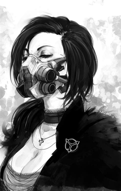 Pin By Allotus Design On Digital Art Cyberpunk Art Gas Mask Art
