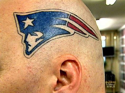 Love this tattoo simple and nice ne patriots tattoo design on the shoulder. New England Patriots Tattoos | Tattoo Ideas Center