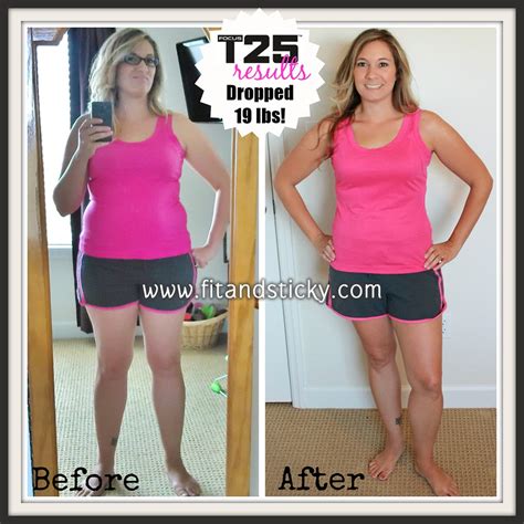 My Focus T25 Results ~ Fit And Sticky