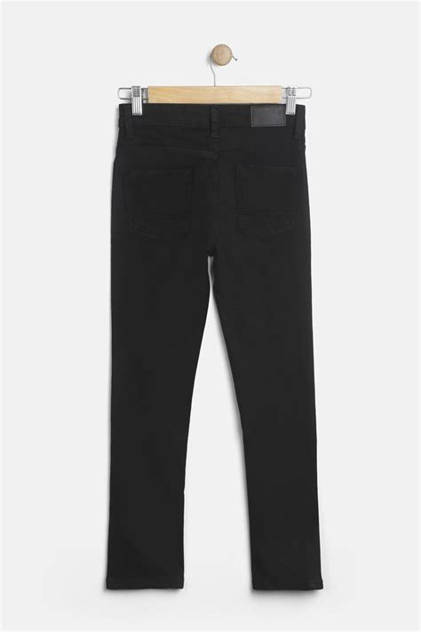 Buy Life Black Solid Denim Regular Fit Boys Jeans Shoppers Stop