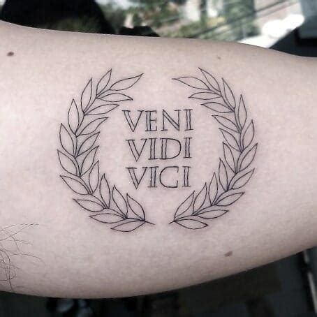 Amazing Veni Vidi Vici Tattoo Ideas That Will Blow Your Mind
