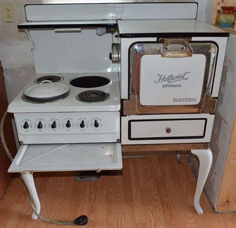 Nice Attractive Antique 1920s 1930s Era Ge Hotpoint Electric Stove