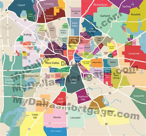 Map Of Dallas Neighborhoods Share Map Photos