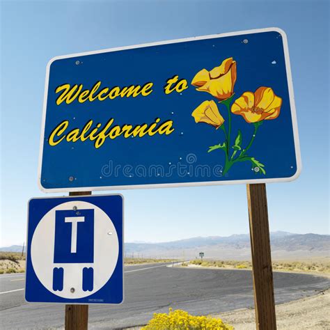 Welcome To California Sign Stock Image Image Of Color Square 2042283