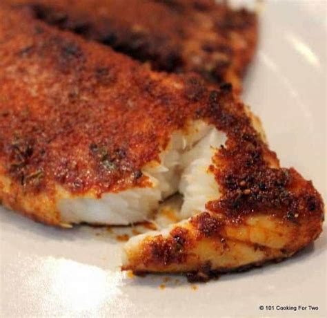 Grill until desired doneness is reached. Oven Baked Blackened Tilapia | 101 Cooking For Two
