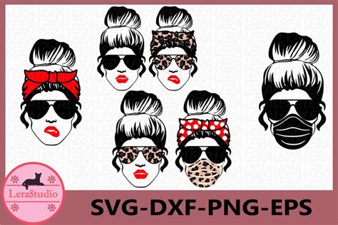 Download Mom life Svg, Mom life with bandana svg, Mama svg (571242 ...