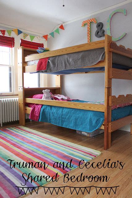 Girls bedroom design reveal, plus have bunk beds know nightmare can make bed everyday beddy design makes easier than ever even youngest next online sites are useful for locating nice home decorating ideas. bunk beds, boy and girl room | Children room boy, Shared ...