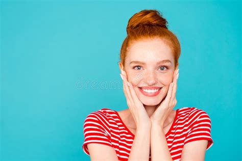 Close Up Portrait Of Nice Cute Attractive Adorable Magnificent L Stock Image Image Of Hipster