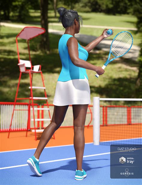 Dforce Tennis Outfit For Genesis 8 Females Daz 3d