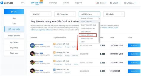 Let's say you have some extra walmart gift cards that you would love to exchange for btc. How to Sell Walmart Gift Cards for Bitcoin or Cash | CoinCola Blog