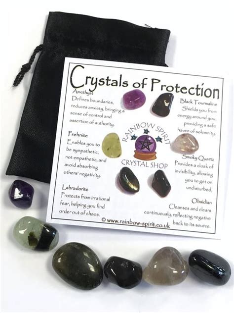 Crystals Of Protection Etsy In 2021 Crystals Crystal Healing