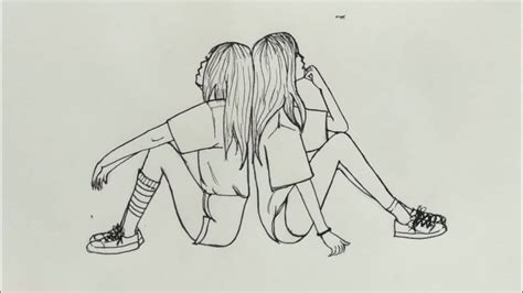 Bff Drawings Drawings Of Friends Easy Drawings Girls Drawing My Xxx