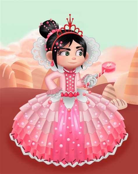 Princess Vanellope Von Schweetz By Hymo On Deviantart