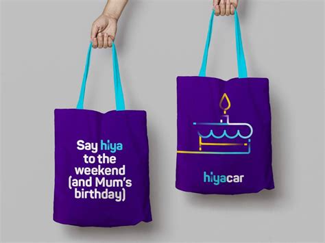 New Logo and Identity for HiyaCar by SomeOne | Identity logo, Brand identity, Branded bags