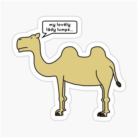 My Humps My Humps Sticker For Sale By Paintbydumbers Redbubble