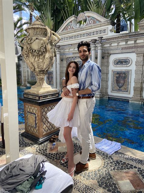 Attractive Couple Celebrates One Year Anniversary At The Versace
