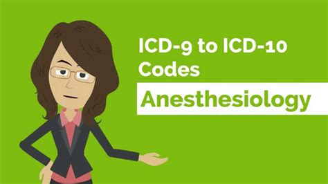 Top 20 Anesthesiology Icd 9 To Icd 10 Codes Youtube