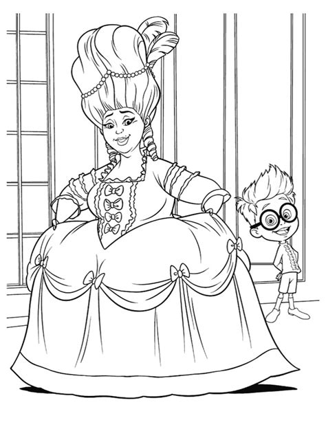 Marie Antoinette From Mr Peabody And Sherman Coloring Play Free Coloring Game Online