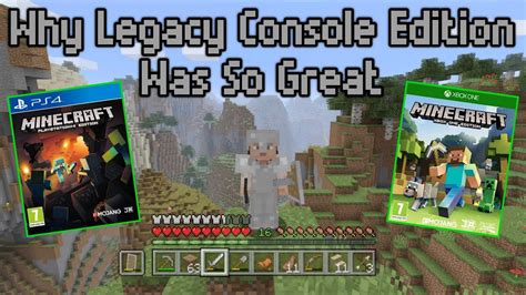 Why Minecraft Legacy Console Edition Was So Great Youtube