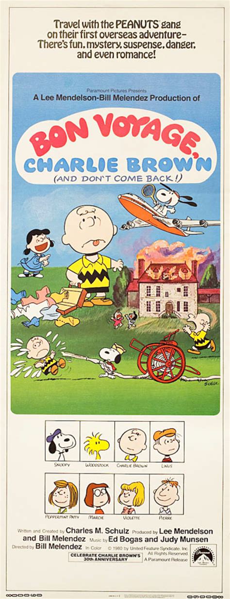 Bon Voyage Charlie Brown And Don T Come Back U S Insert Poster Posteritati Movie