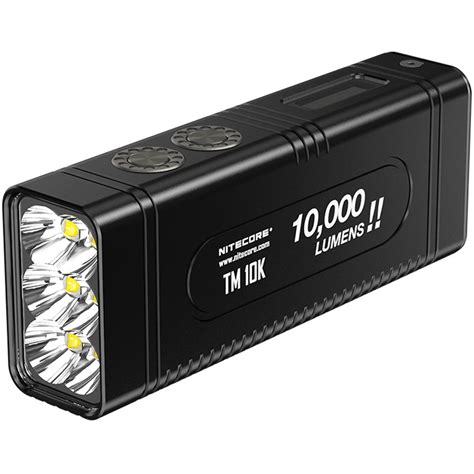 Nitecore Tm10k Rechargeable Led Flashlight Tm10k Bandh Photo Video