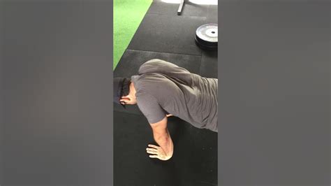 Scap Push Up Normal Push Up Youtube