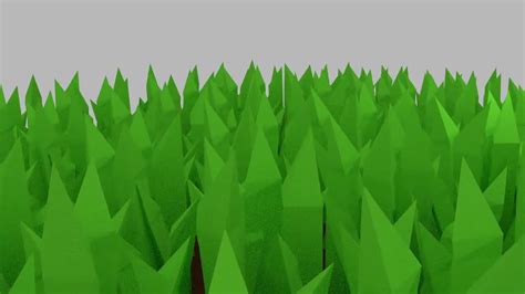 Low Poly Grass 3d Model Blender 272 Youtube