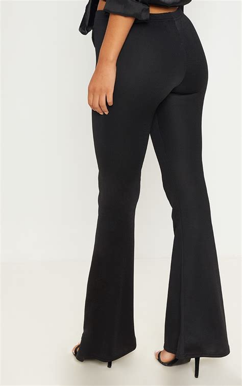 Black Ultimate Flared Trousers Trousers Prettylittlething