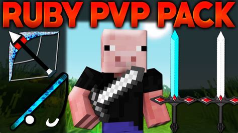 Minecraft Pvp Texture Pack Ruby Pvpfactions Resource Pack Youtube