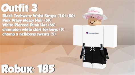 Cheap And Cool Roblox Outfits Under Robux Youtube