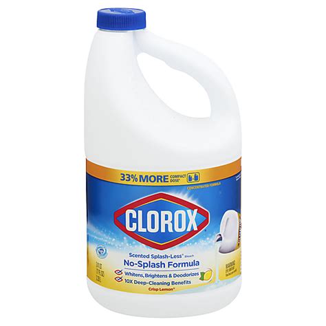 Clorox Splash Less Bleach Lemon Concentrated Cleaning Foodtown