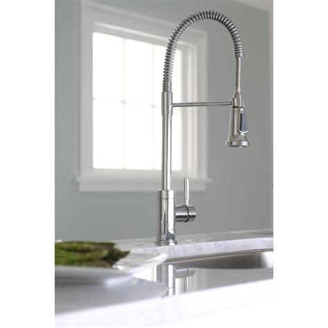 The words ultimate efficiency are what come to mind when we mention this. Premier Faucet Essen One Handle Single Hole Pull-Down Bar ...